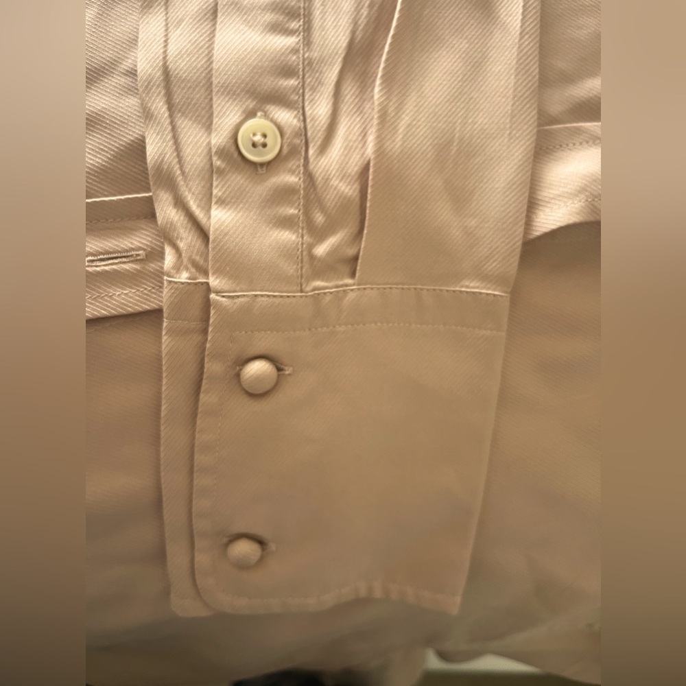 Helmut Lang Silk Button-Up Top Size S Made In Por… - image 4